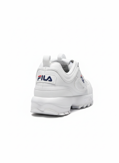 Fila Disruptor Sneakers (Triple White – Chunky Sole)-& Size: EU: 39 PK: 6.5