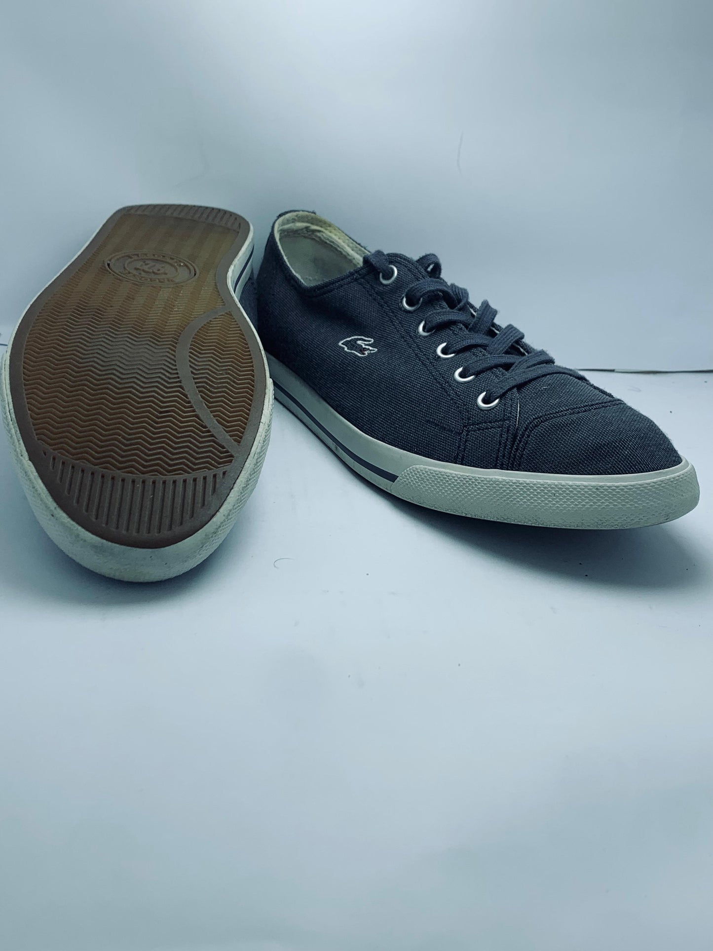 Lacoste Ziane Ortholite Blue Canvas Sneakers EUR 43 UK 9