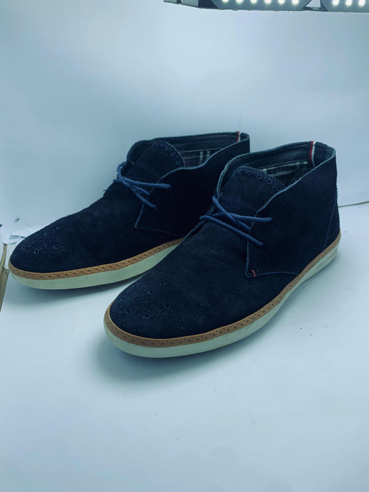 Tommy Hilfiger Blue Suede Boots Size EUR 42 UK 8