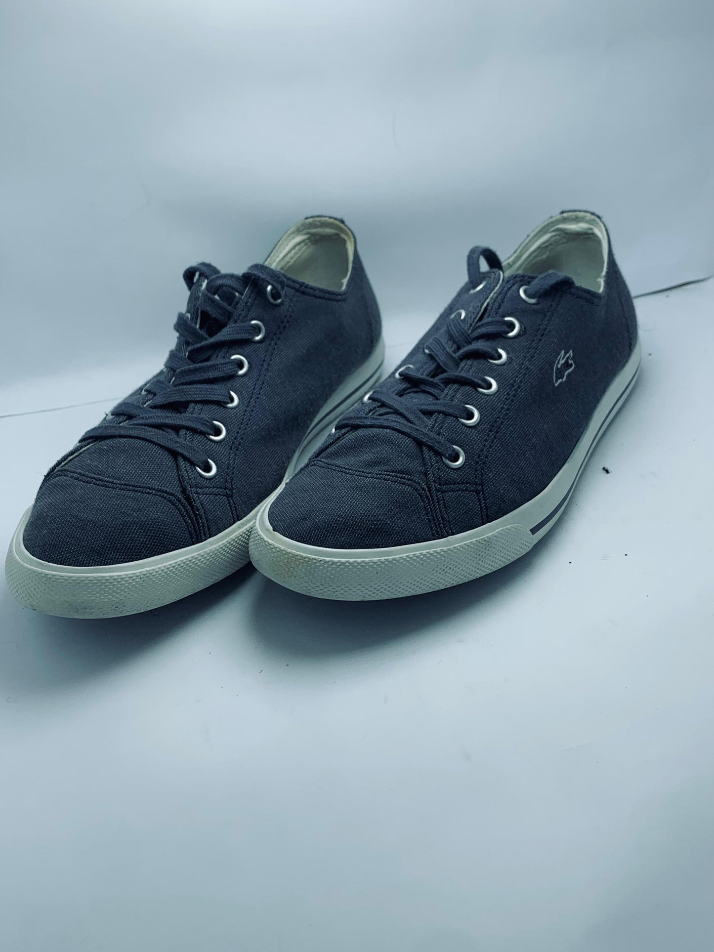 Lacoste Ziane Ortholite Blue Canvas Sneakers EUR 43 UK 9