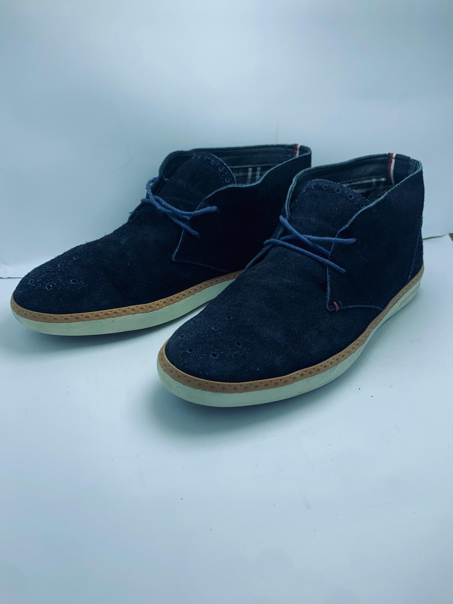 Tommy Hilfiger Blue Suede Boots Size EUR 42 UK 8