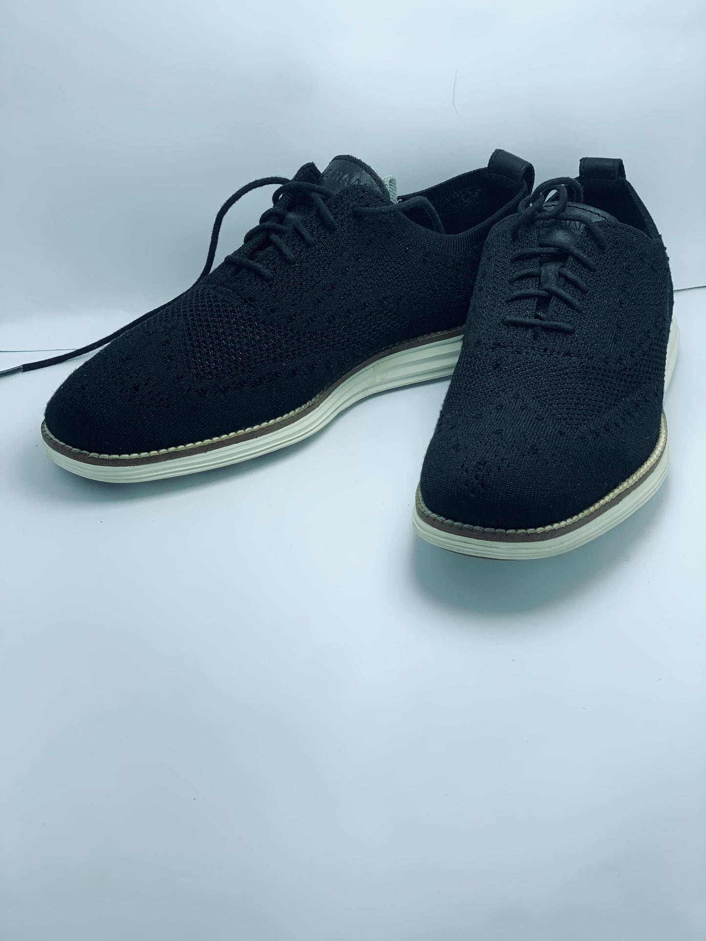 Original Cole Haan Black Stitchlite Wing Oxford Size EUR 42 UK 8
