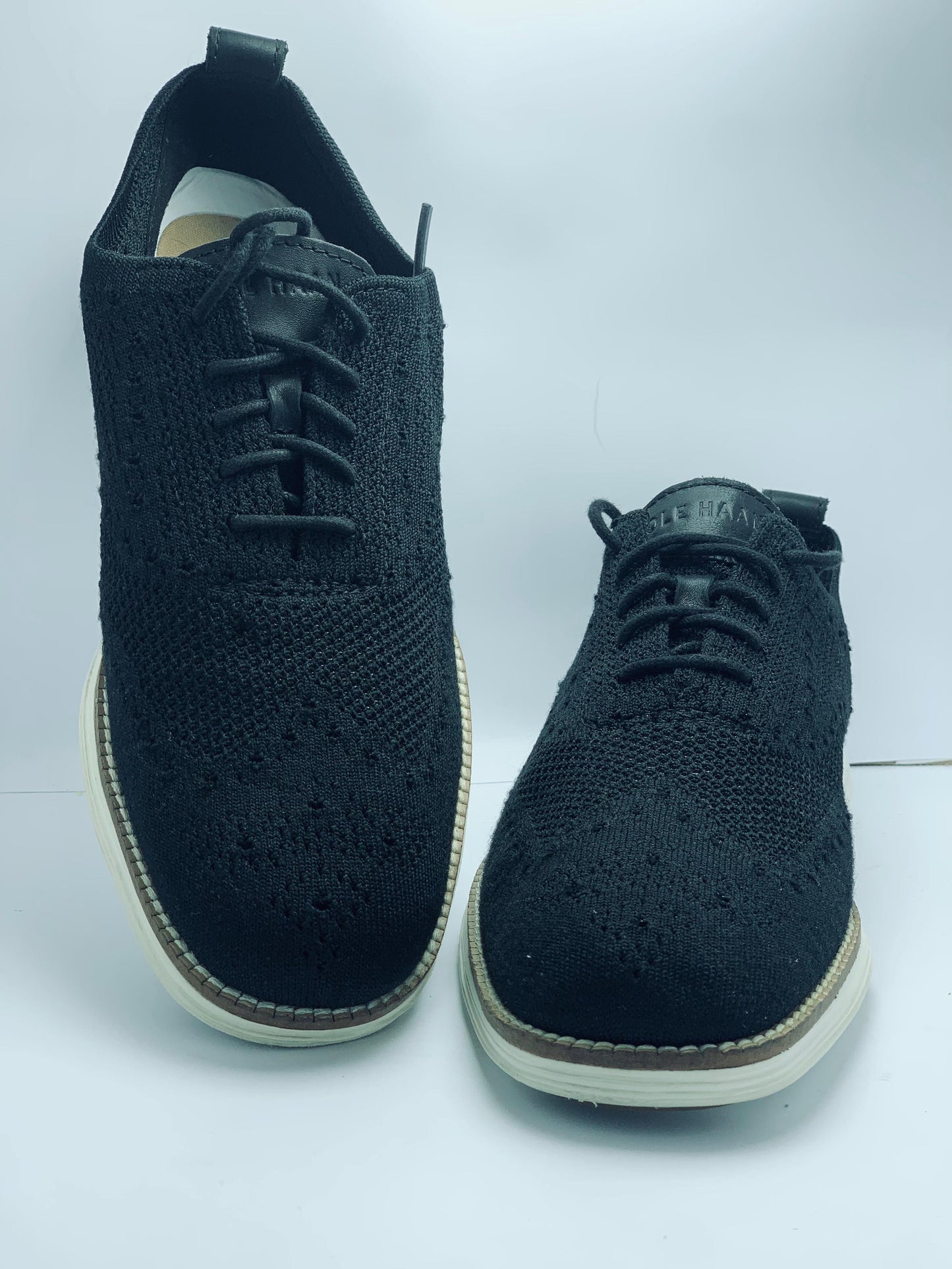 Original Cole Haan Black Stitchlite Wing Oxford Size EUR 42 UK 8