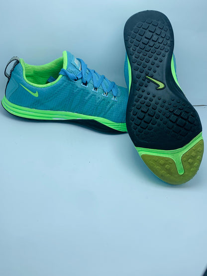 Nike Lunar Cross Element Athletic Shoes Clear Blue Neon, Size: EUR 40 / UK 6 / PAK 6