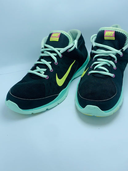 Nike Flex Trainer 3  Sneakers Black Mint Lace-up Mesh,Size EUR 42 / UK 8 / PAK 8 /&nbsp;