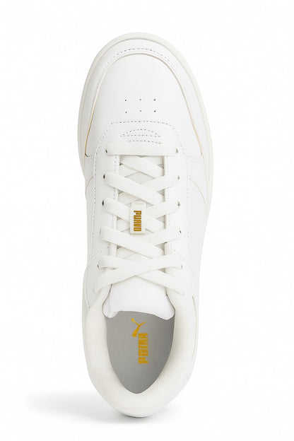 Puma Lifestyle Sneaker (White / Gold Logo) / Size:  EU: 42  PK: 8