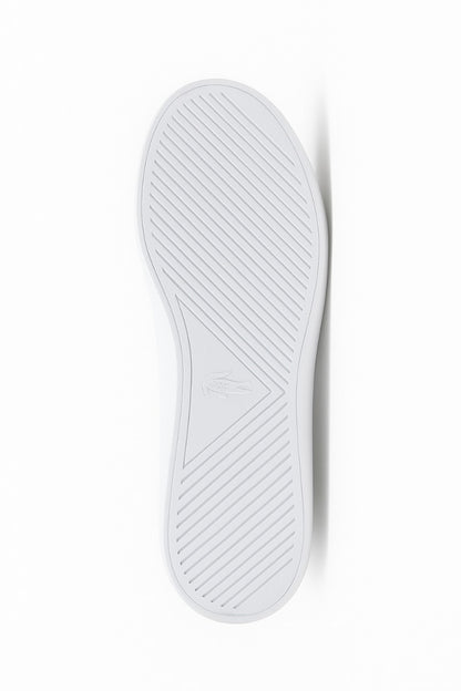 Lacoste Casual Sneakers (White / Rose Gold Accent – Lace-Up)- Size: EU: 42 PK: 8